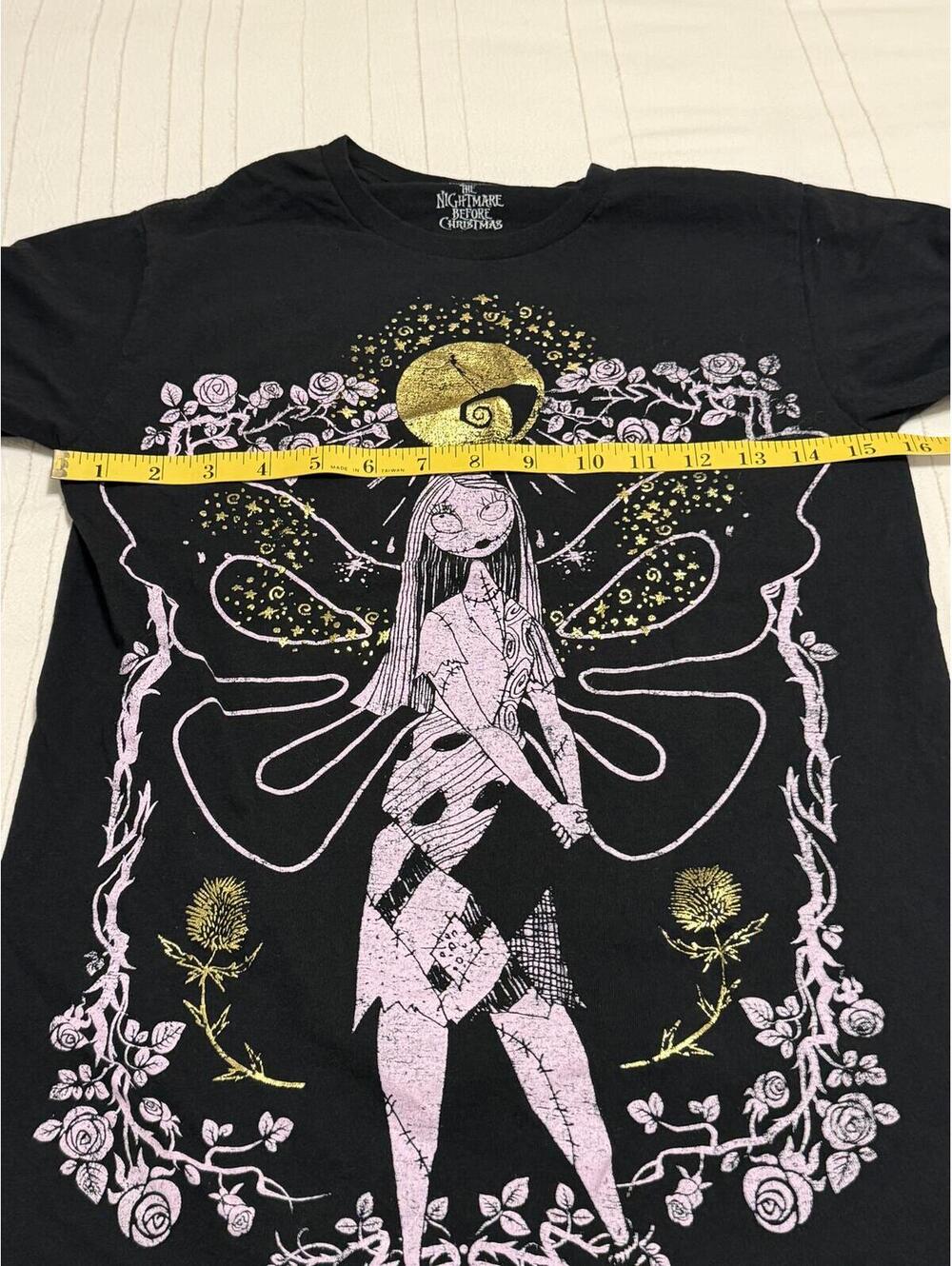 Tim Burton's Nightmare Before Christmas Sally Butterfly Graphic Tee Girls Medium - Picture 3 of 3